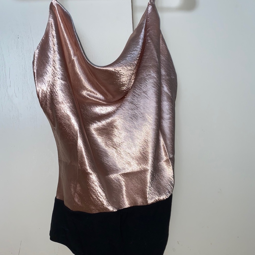 Blush Pink Silk Bodysuit